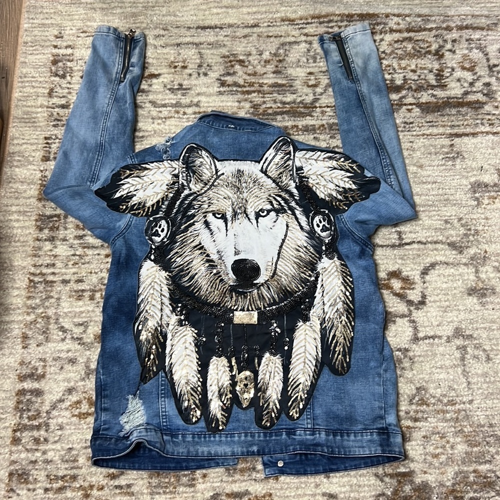 Legendary Rawyalty Women Denim Jacket (L)
